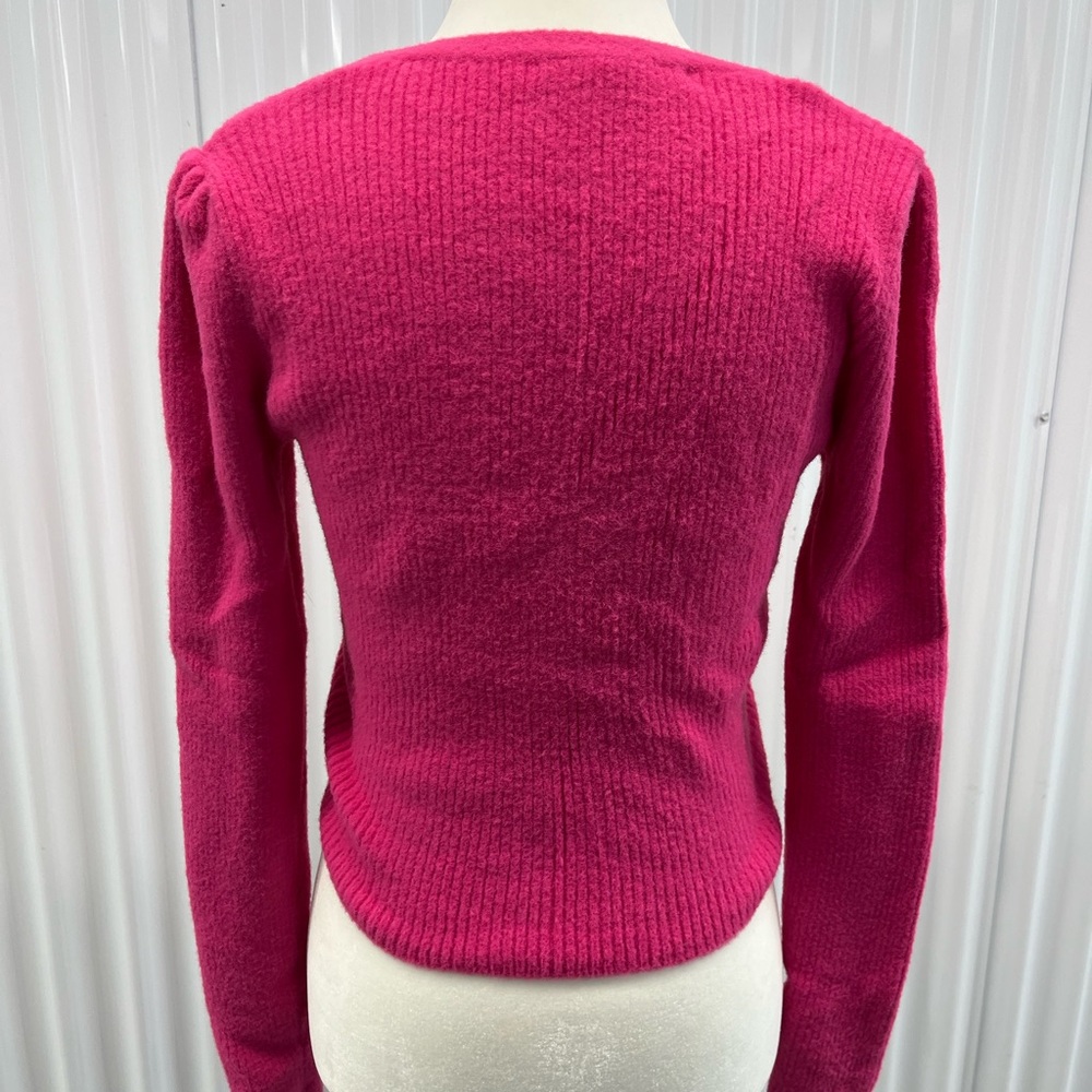 💖 Zara Fuchsia Button-Up Cardigan - Picture 6 of 8